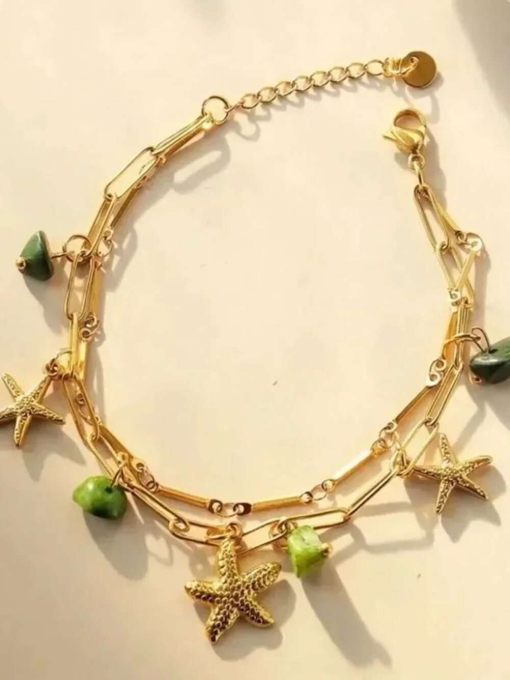 Starfish Charm Bracelet Q729